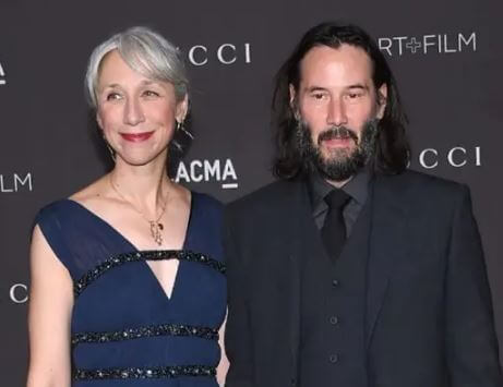 Keanu with his rumored girlfriend.